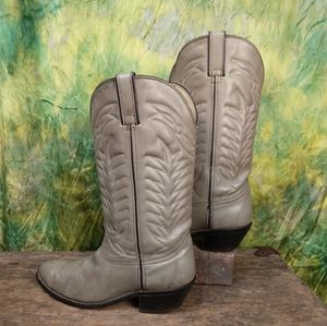 Gray durango cowboy boots